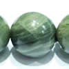 Gemstone beads, green rutilated quartz, round, 16mm, Sold per 16-inch Strand