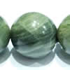 Gemstone beads, green rutilated quartz, round, 14mm, Sold per 16-inch Strand