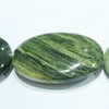 Gemstone beads, green rutilated quartz, oval, 15x20mm, Sold per 16-inch Strand