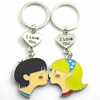 Zinc Alloy Lover keyring, Pendant Size 25mm-40mm, Length Approx:3.5inch-4inch, Sold by Pair