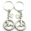 Zinc Alloy Lover keyring, Pendant Size 25mm-40mm, Length Approx:3.5inch-4inch, Sold by Pair