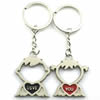 Zinc Alloy Lover keyring, Pendant Size 25mm-40mm, Length Approx:3.5inch-4inch, Sold by Pair