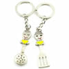 Zinc Alloy Lover keyring, Pendant Size 25mm-40mm, Length Approx:3.5inch-4inch, Sold by Pair