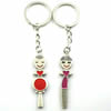 Zinc Alloy Lover keyring, Pendant Size 25mm-40mm, Length Approx:3.5inch-4inch, Sold by Pair