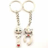 Zinc Alloy Lover keyring, Pendant Size 25mm-40mm, Length Approx:3.5inch-4inch, Sold by Pair