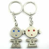 Zinc Alloy Lover keyring, Pendant Size 25mm-40mm, Length Approx:3.5inch-4inch, Sold by Pair