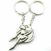 Zinc Alloy Lover keyring, Pendant Size 25mm-40mm, Length Approx:3.5inch-4inch, Sold by Pair