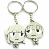 Zinc Alloy Lover keyring, Pendant Size 25mm-40mm, Length Approx:3.5inch-4inch, Sold by Pair