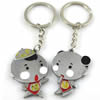 Zinc Alloy Lover keyring, Pendant Size 25mm-40mm, Length Approx:3.5inch-4inch, Sold by Pair