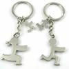 Zinc Alloy Lover keyring, Pendant Size 25mm-40mm, Length Approx:3.5inch-4inch, Sold by Pair