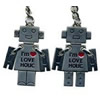 Zinc Alloy Lover keyring, Pendant Size 25mm-40mm, Length Approx:3.5inch-4inch, Sold by Pair