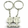 Zinc Alloy Lover keyring, Pendant Size 25mm-40mm, Length Approx:3.5inch-4inch, Sold by Pair