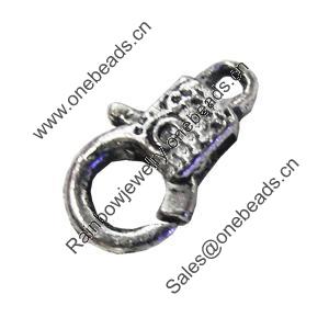 Zinc Alloy Clasp, Fashion Jewelry Clasp, Lead-free Length:12mm, Sold by Bag