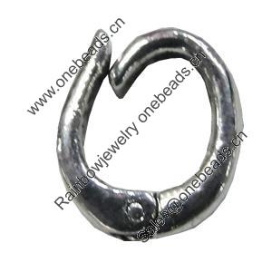 Zinc Alloy Clasp, Fashion Jewelry Clasp, Lead-free 10mm, Sold by Bag