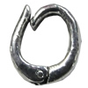 Zinc Alloy Clasp, Fashion Jewelry Clasp, Lead-free 10mm, Sold by Bag