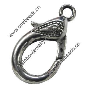 Zinc Alloy Clasp, Fashion Jewelry Clasp, Lead-free Length:30mm, Sold by Bag