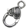 Zinc Alloy Clasp, Fashion Jewelry Clasp, Lead-free Length:25mm, Sold by Bag