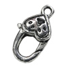 Zinc Alloy Clasp, Fashion Jewelry Clasp, Lead-free Length:20mm, Sold by Bag