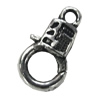Zinc Alloy Clasp, Fashion Jewelry Clasp, Lead-free Length:18mm, Sold by Bag