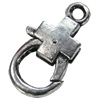Zinc Alloy Clasp, Fashion Jewelry Clasp, Lead-free Length:28mm, Sold by Bag