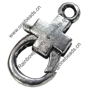 Zinc Alloy Clasp, Fashion Jewelry Clasp, Lead-free Length:28mm, Sold by Bag