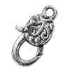 Zinc Alloy Clasp, Fashion Jewelry Clasp, Lead-free Length:30mm, Sold by Bag