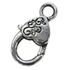 Zinc Alloy Clasp, Fashion Jewelry Clasp, Lead-free Length:25mm, Sold by Bag