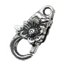 Zinc Alloy Clasp, Fashion Jewelry Clasp, Lead-free Length:24mm, Sold by Bag