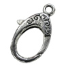 Zinc Alloy Clasp, Fashion Jewelry Clasp, Lead-free Length:30mm, Sold by Bag