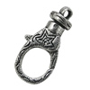 Zinc Alloy Clasp, Fashion Jewelry Clasp, Lead-free Length:30mm, Sold by Bag