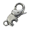 Zinc Alloy Clasp, Fashion Jewelry Clasp, Lead-free Length:23mm, Sold by Bag