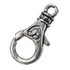 Zinc Alloy Clasp, Fashion Jewelry Clasp, Lead-free Length:21mm, Sold by Bag