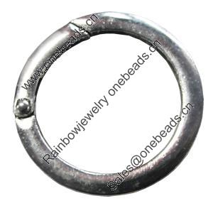 Zinc Alloy Clasp, Fashion Jewelry Clasp, Lead-free 48mm, Sold by PC