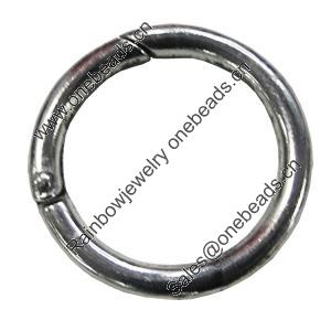 Zinc Alloy Clasp, Fashion Jewelry Clasp, Lead-free 45mm, Sold by PC
