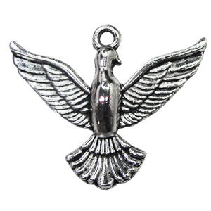 Pendant/Charm, Zinc Alloy Jewelry Findings, Lead-free, Animal 28x35mm, Sold by Bag