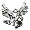 Pendant/Charm, Zinc Alloy Jewelry Findings, Lead-free, Animal 30x28mm, Sold by Bag
