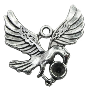 Pendant/Charm, Zinc Alloy Jewelry Findings, Lead-free, Animal 30x28mm, Sold by Bag