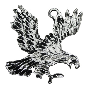 Pendant/Charm, Zinc Alloy Jewelry Findings, Lead-free, Animal 50x46mm, Sold by Bag