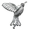 Pendant/Charm, Zinc Alloy Jewelry Findings, Lead-free, Animal 59x57mm, Sold by Bag