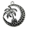 Pendant/Charm, Zinc Alloy Jewelry Findings, Lead-free, 32x32mm, Sold by Bag