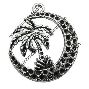 Pendant/Charm, Zinc Alloy Jewelry Findings, Lead-free, 32x32mm, Sold by Bag