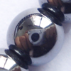 Gemstone beads, hematite, magnetic, round, 4mm, Sold per 16-inch Strand 