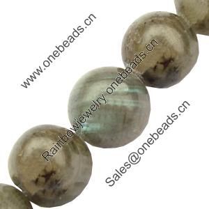 Gemstone beads, labradorite, round, 12mm, Sold per 16-inch Strand 