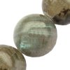 Gemstone beads, labradorite, round, 10mm, Sold per 16-inch Strand 