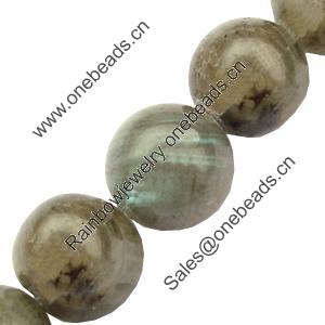Gemstone beads, labradorite, round, 4mm, Sold per 16-inch Strand 