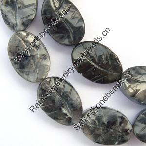 Gemstone beads, labradorite, caven leaf, 20x14x7mm, Sold per 16-inch Strand 