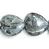 Gemstone beads, labradorite, heart, 30mm, Sold per 16-inch Strand 