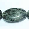 Gemstone beads, labradorite, oval, 30x40mm, Sold per 16-inch Strand 