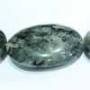 Gemstone beads, labradorite, oval, 25x35mm, Sold per 16-inch Strand 