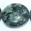 Gemstone beads, labradorite, coin, 20mm, Sold per 16-inch Strand 